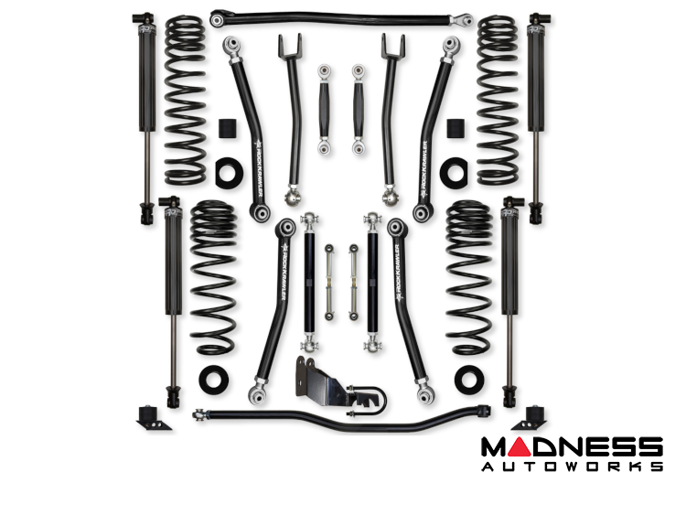 Jeep Wrangler JL Lift Kit - Rock Krawler - 3.5in X Factor (No Limits) - Stage 1 - 2018+
